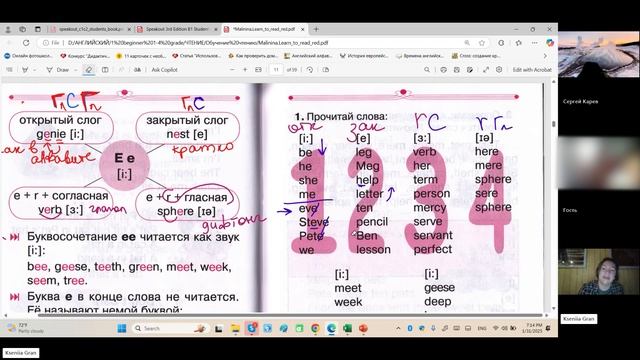 Произношение и чтение английских слов