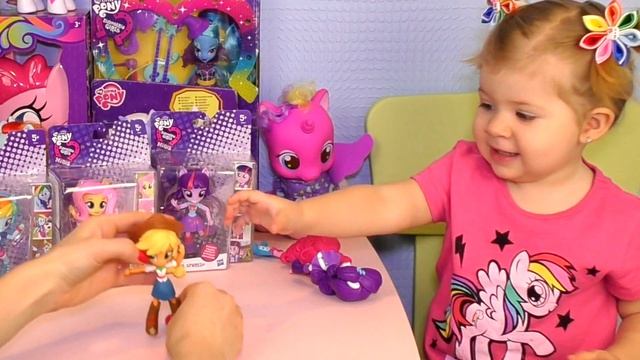 Наши Новые игрушки Май Литл Пони МЛП Equestria Girls My Little Pony распаковка новых игрушек