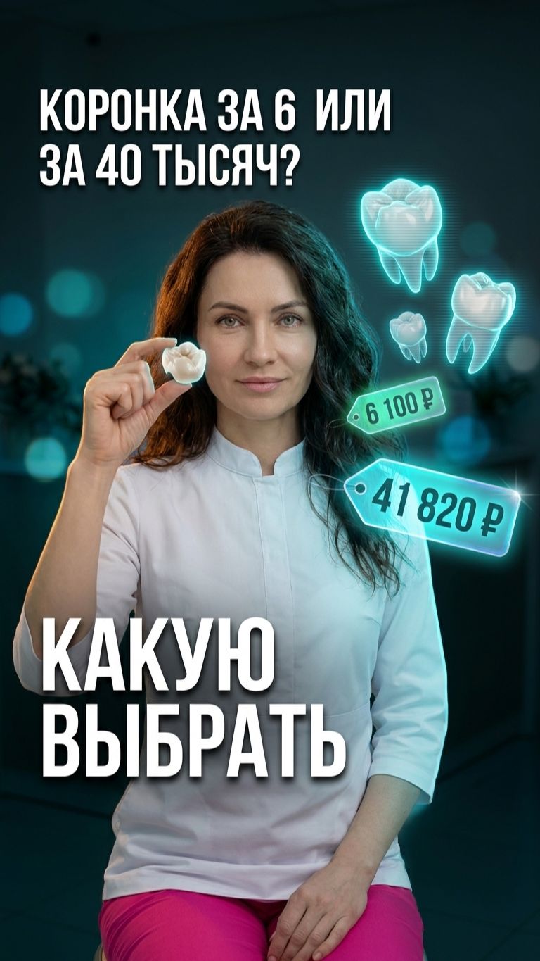 🦷 Какая коронка нужна ВАМ?