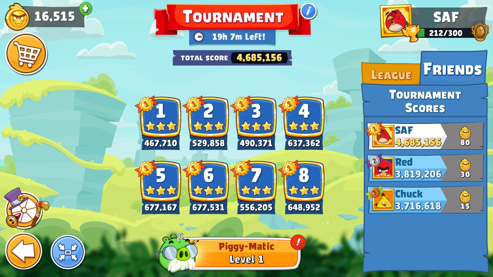 Angry Birds Friends. Турнир (26.08.2026). Все уровни 3 звезды. Прохождение от SAFa.