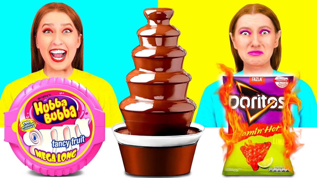 Шоколадный Фонтан Челлендж # Удивительные Кулинарные Лайфхаки от Fun