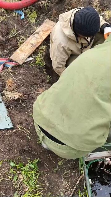 Монтаж септика Топас