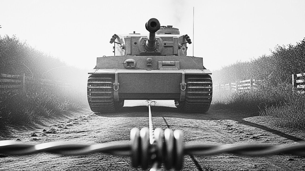 Как «Хитрость С Проволочной Петлёй» Одного Инженера Остановила Танк Tiger Прямо На Месте