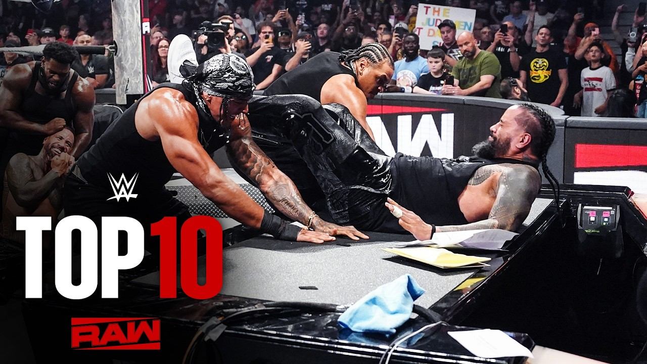 Top 10 Raw Moments: WWE Top 10, Aug. 24, 2026