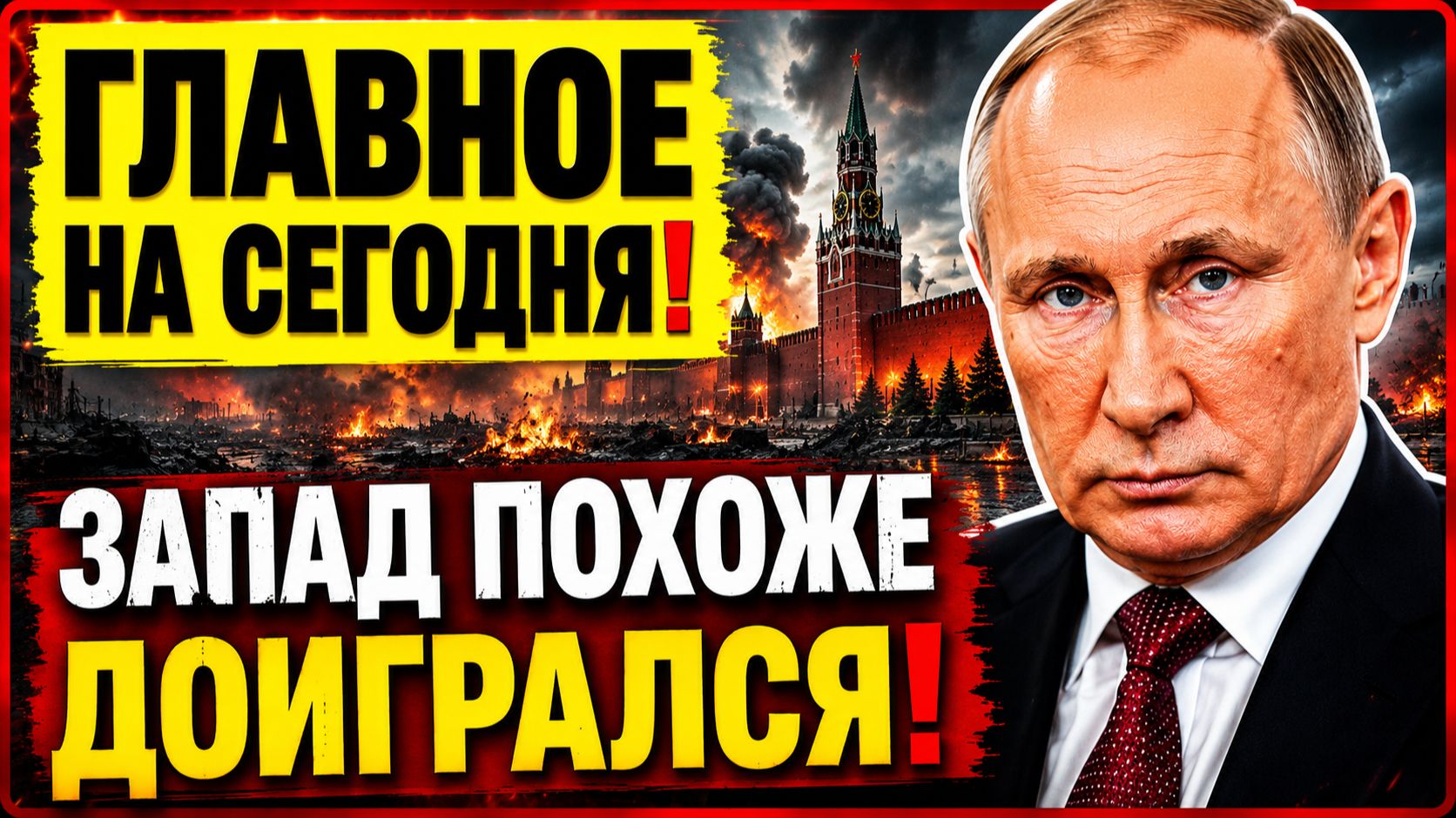 НАТО В ПАНИКЕ! ВЛАДИМИР ПУТИН ПОКАЗАЛ ЗАПАДУ КУЛАК! СВЕЖИЕ СРОЧНЫЕ НОВОСТИ!