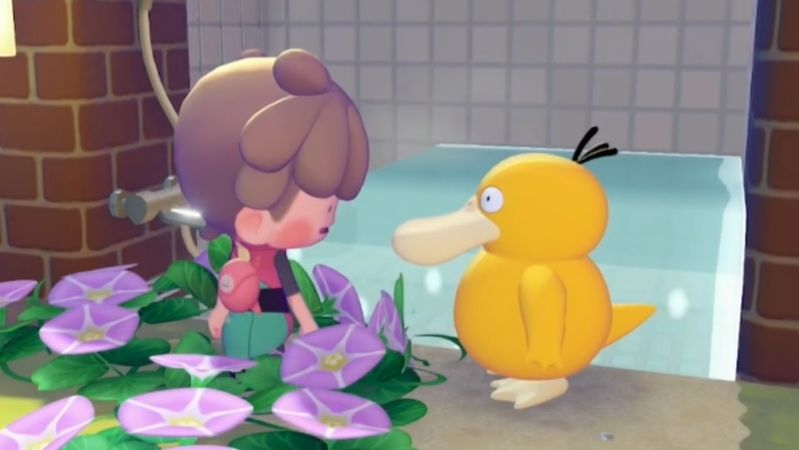 Pokemon Pokopia | появился Псайдак | продолжаем ремонтировать небоскрёб | #61