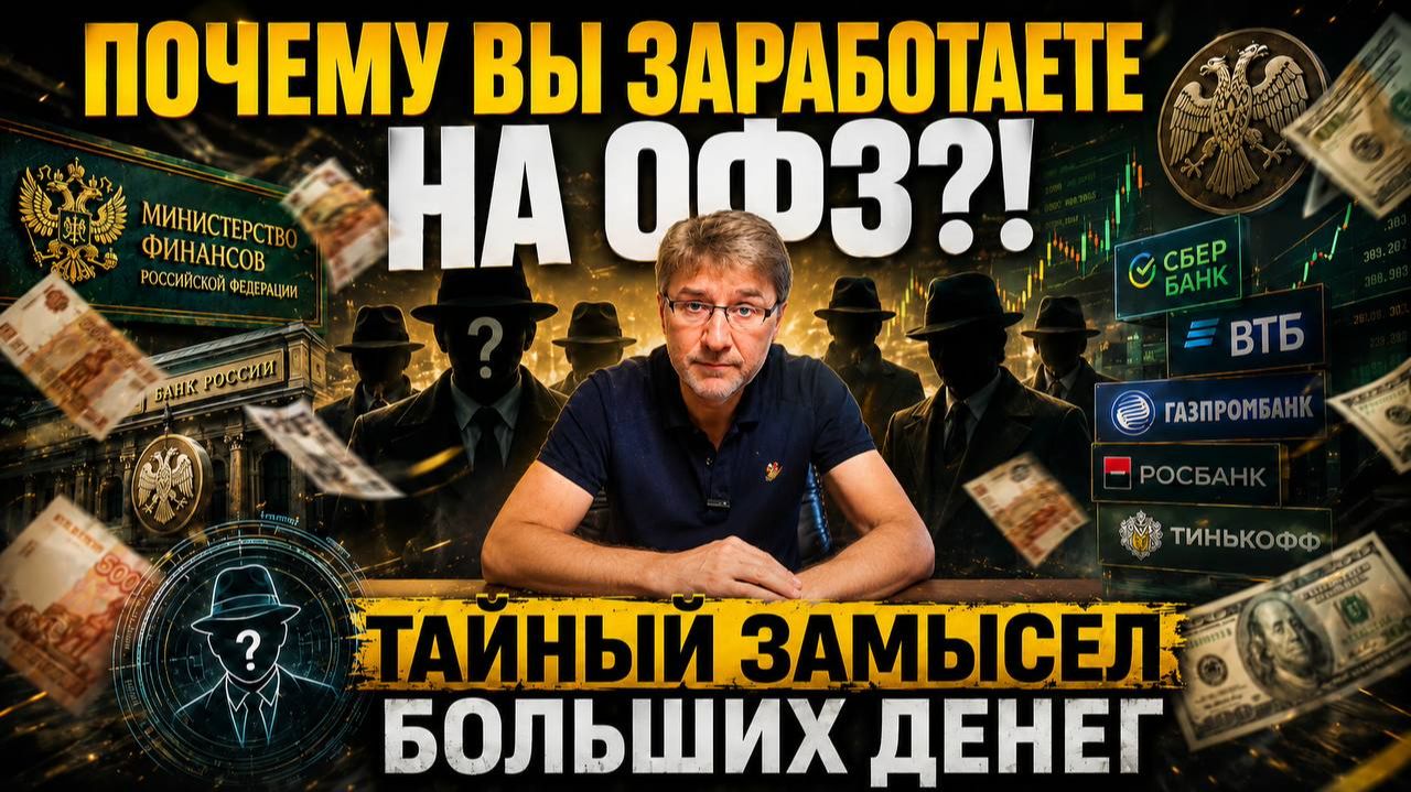 Почему Вы заработаете на ОФЗ?! Тайный замысел БОЛЬШИХ ДЕНЕГ.