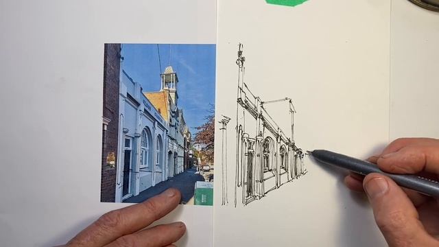 Превращение теории перспективы из одной точки в реалистичный рисунок