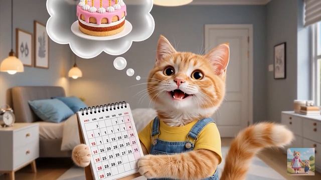 🐟 Рыжий котёнок и кошка-мама идут на рыбалку и вместе готовят у озера | Спокойный пикник 🌿