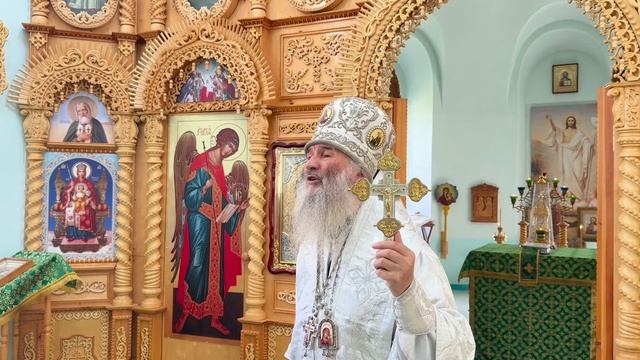 Проповедь митрополита Иоанна в Свято-Троицком храме с. Малый Сундырь