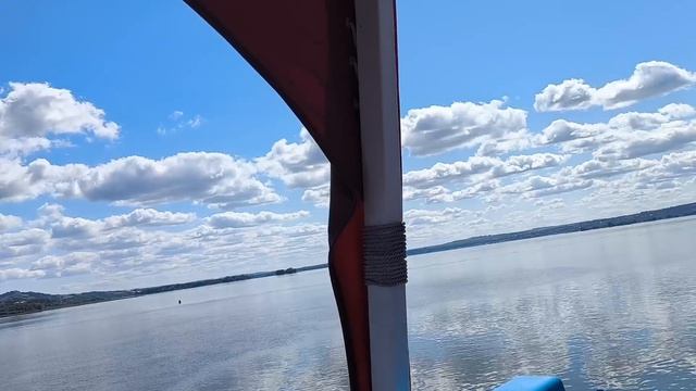 Теплоход Михаил Фрунзе. Отдых. Вечер.