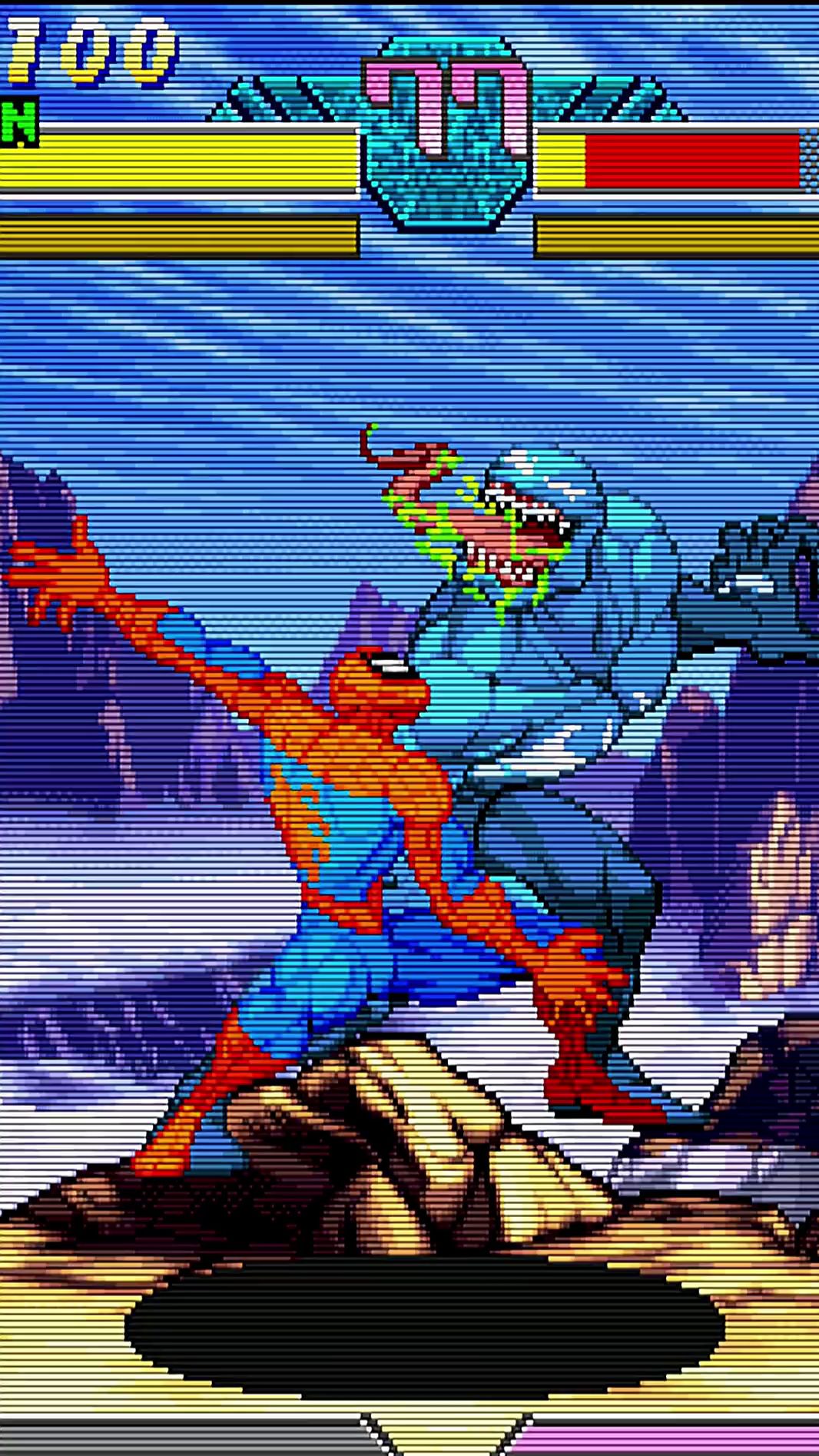 Marvel Vs  Capcom 1 Человек-паук замирает вместе с Веномом!