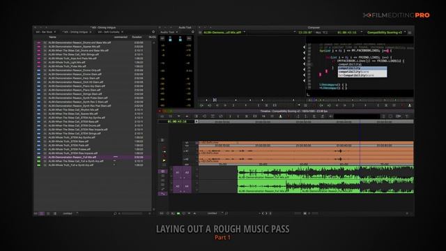Lesson 37- Laying Out A Rough Music Pass – Part 1 – Film Editing Pro