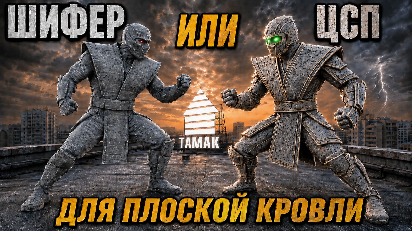 🏢 ЦСП или плоский шифер — что лучше для плоской кровли?