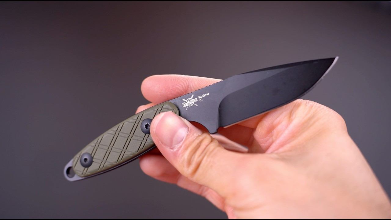 Нож Kizer Muskrat сталь D2 рукоять Green G10 (1064A1)