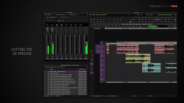 Lesson 28- Cutting The -30 Version – Part 1 – Film Editing Pro