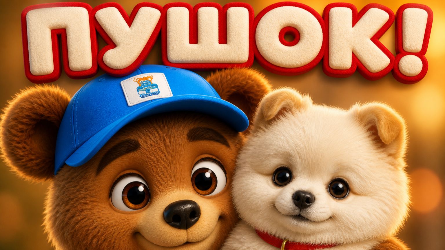 Мишаня и щенок Пушок 🐶 Тяв-тяв-тяв и пять лужиц