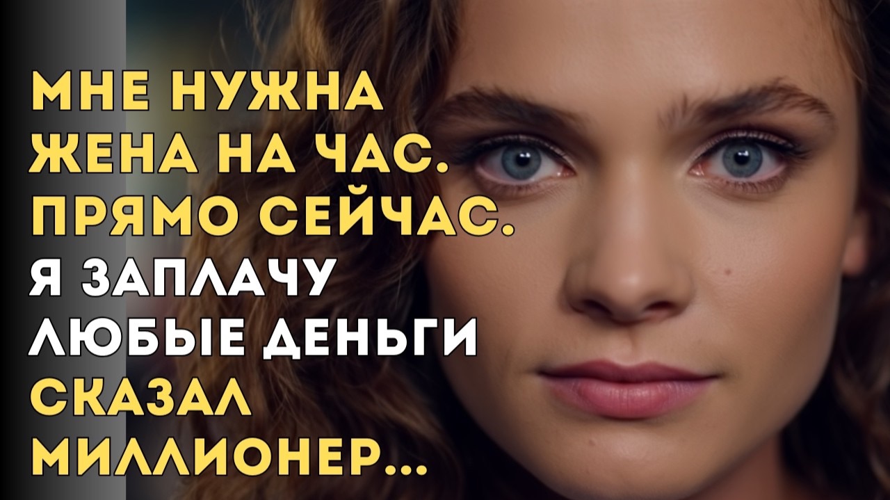 «Мне нужна жена на час, я заплачу» сказал миллионер кассирше. И когда она согласилась...