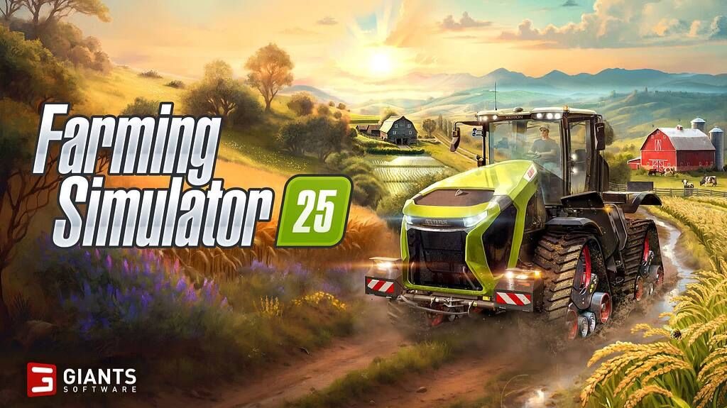 Farming Simulator 2025. Успокоительный ночной обзор.