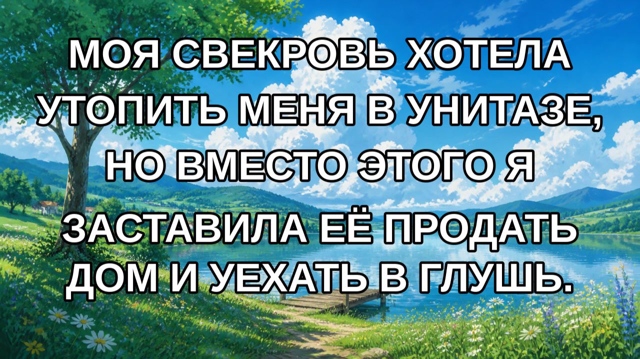 Моя свекровь хотела утопить меня в унитазе но вместо этого я заставила её продать дом и уехать в