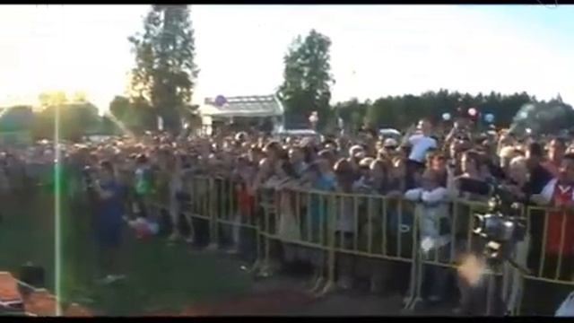концерт ДДТ в Важинах 21 июля 2012 года