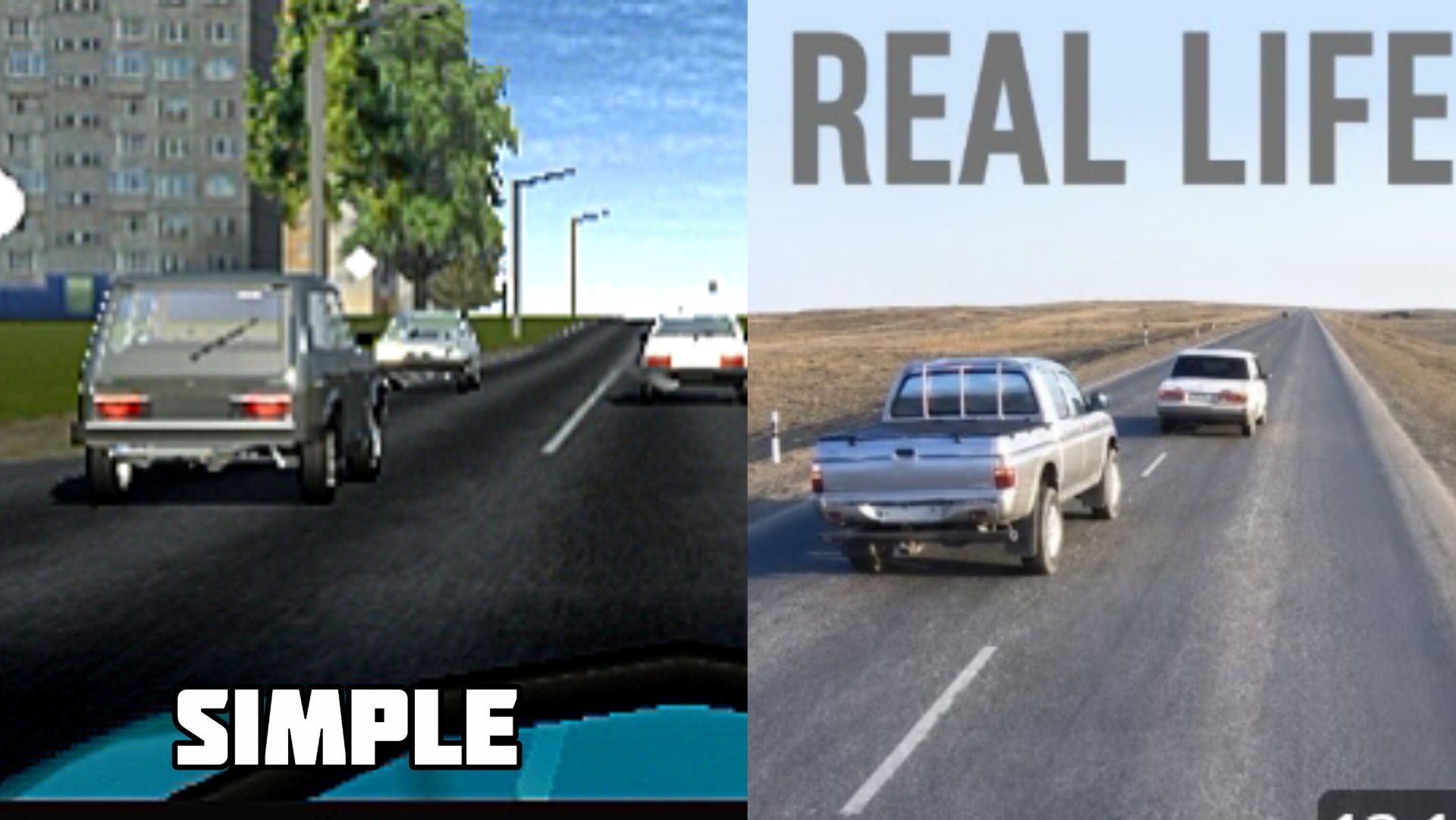 Аварии на реальных событиях в Simple Car Crash #58