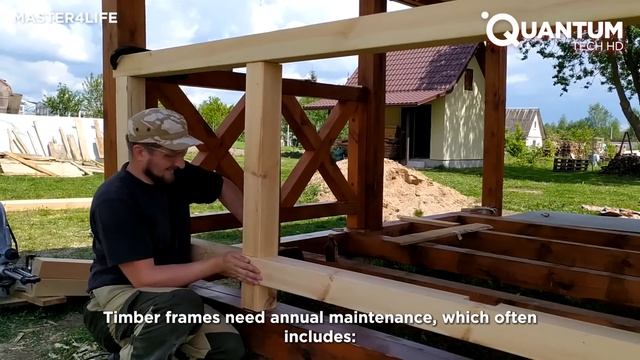 Создание потрясающей самодельной террасы на заднем дворе с барбекю пошагово  от Master4life