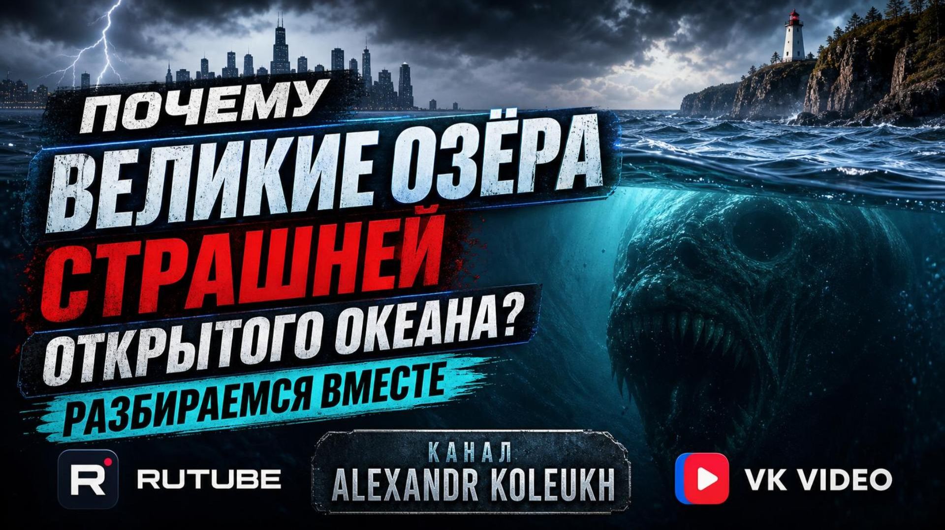 ПОЧЕМУ ВЕЛИКИЕ ОЗЁРА СТРАШНЕЙ ОТКРЫТОГО ОКЕАНА! РАЗБИРАЕМСЯ ВМЕСТЕ!