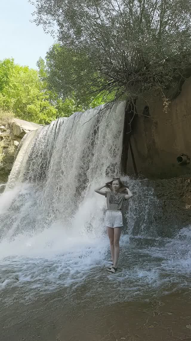 Водопад на реке Кума