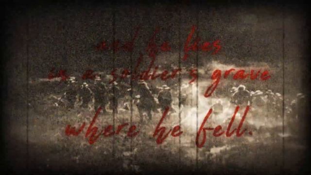 1914      And A Cross Now Marks His Place Ft  Nick Holmes Official Lyric Video   Napalm Records