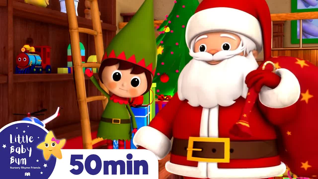 Jingle Bells - Рождественские песни для детей + Ещё | Детские стишки для малышей от LittleBabyBum