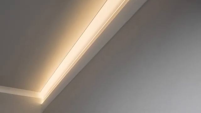 Парящии потолок из светодиодной ленты Закарнизная подсветка
