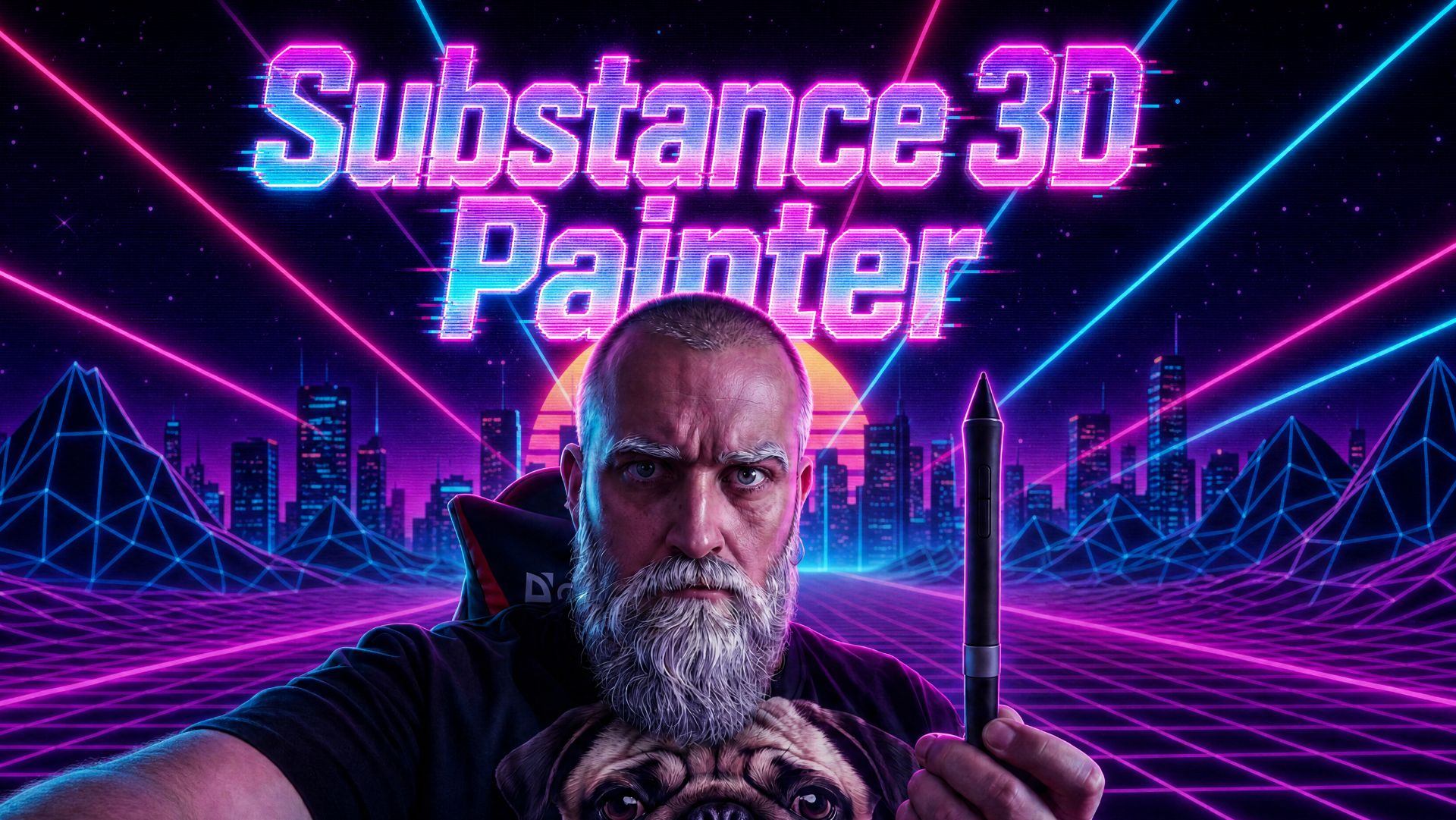 Substance 3D Painter. Урок № 3. Ancher Point. Создание смарт-материала. Крашеное дерево