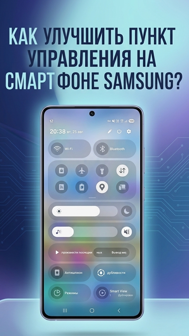 улучшить пункт управления на смартфоне Samsung #samsung #galaxy #кастомизация #goodluck