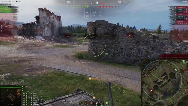 [Fermani Wot] UDES 15/16 ● Крыша едет от этого боя — прыжки со скалы, база на 0 секунде и Колобанов