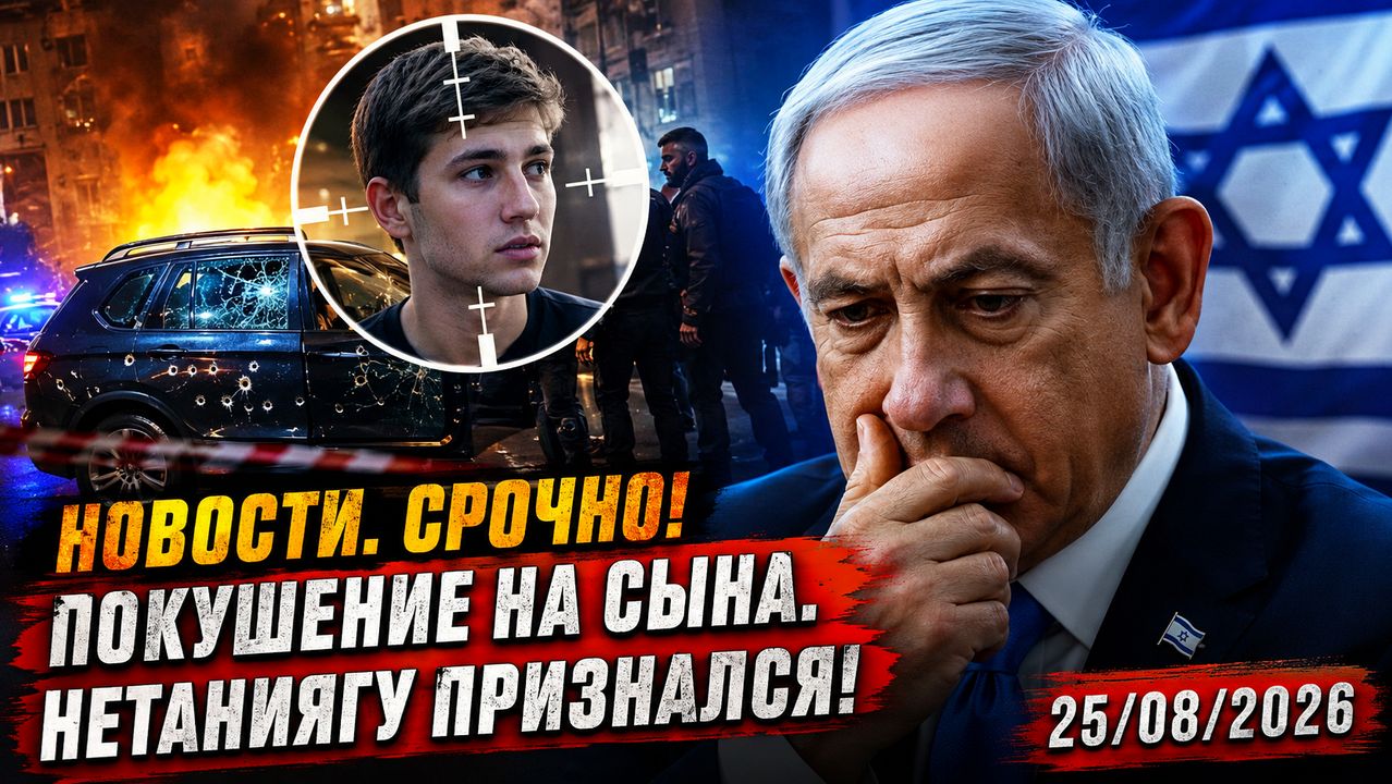 НОВОСТИ. Срочно! Покушение на сына. Нетаниягу признался! 25082026