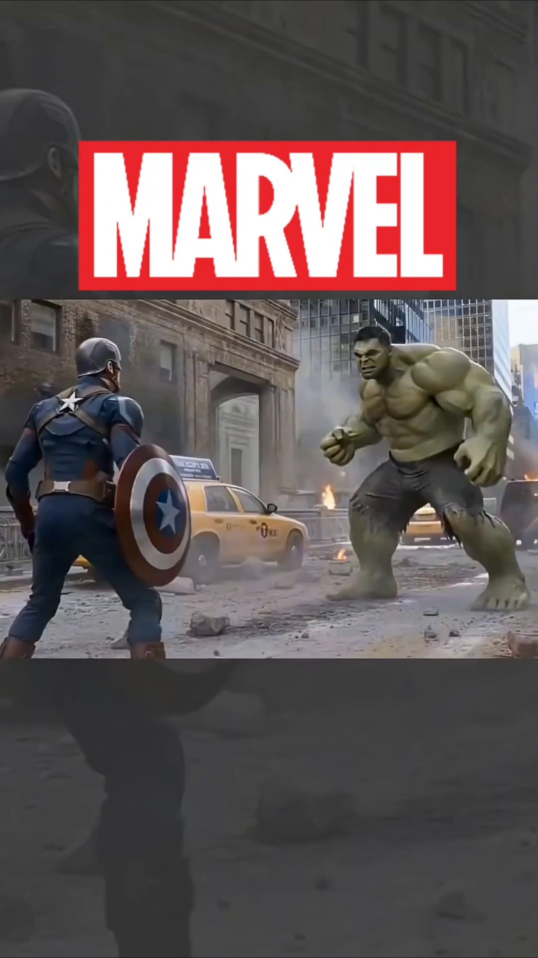 КАПИТАН АМЕРИКА ПРОТИВ ХАЛКА | MARVEL | AI