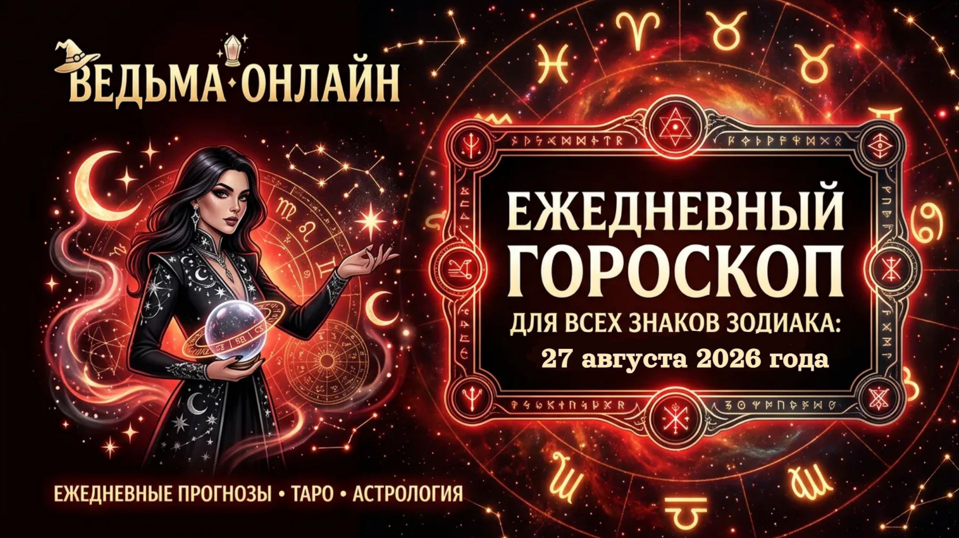 Гороскоп на 27 августа 2026 года