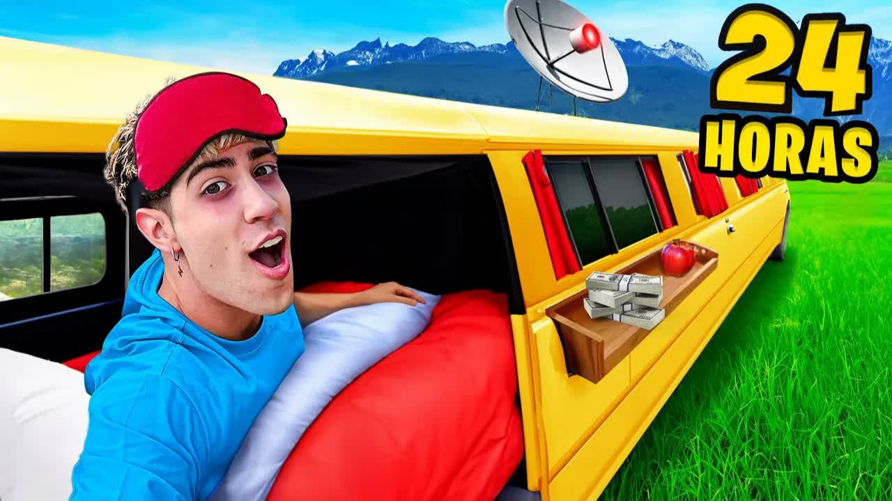 24 ЧАСА В ЛИМУЗИНЕ !!