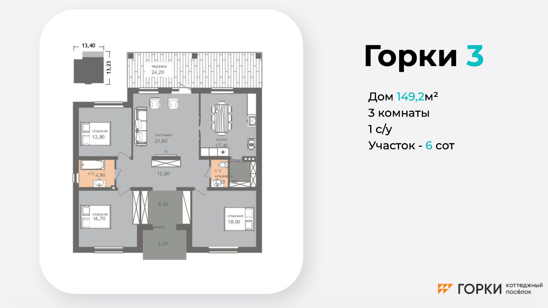 Дом в Иноземцево Горки 3