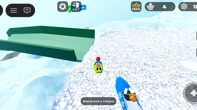 Роблокс Roblox В снежные горки(1)