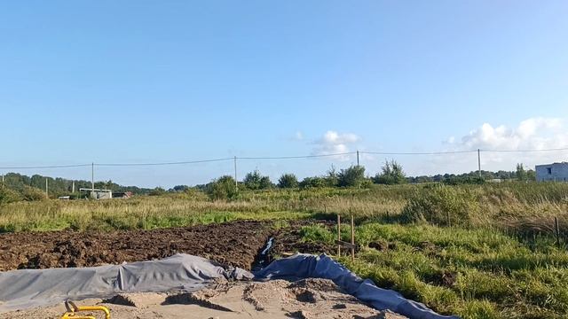 Разработка котлована дома 81м² в СНТ Янтарная долина по проекту 