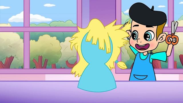 Diana And Roma Make Hairstyles For Hanni Cartoon