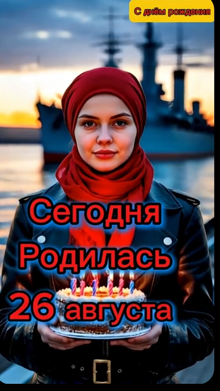 В этот день родилась.26 августа