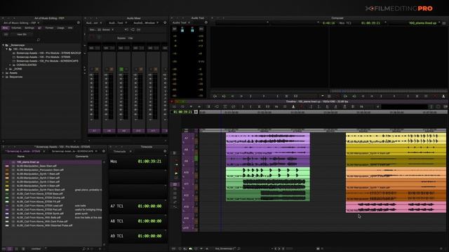 Lesson 59- Setting Up & Organizing The Project – Film Editing Pro