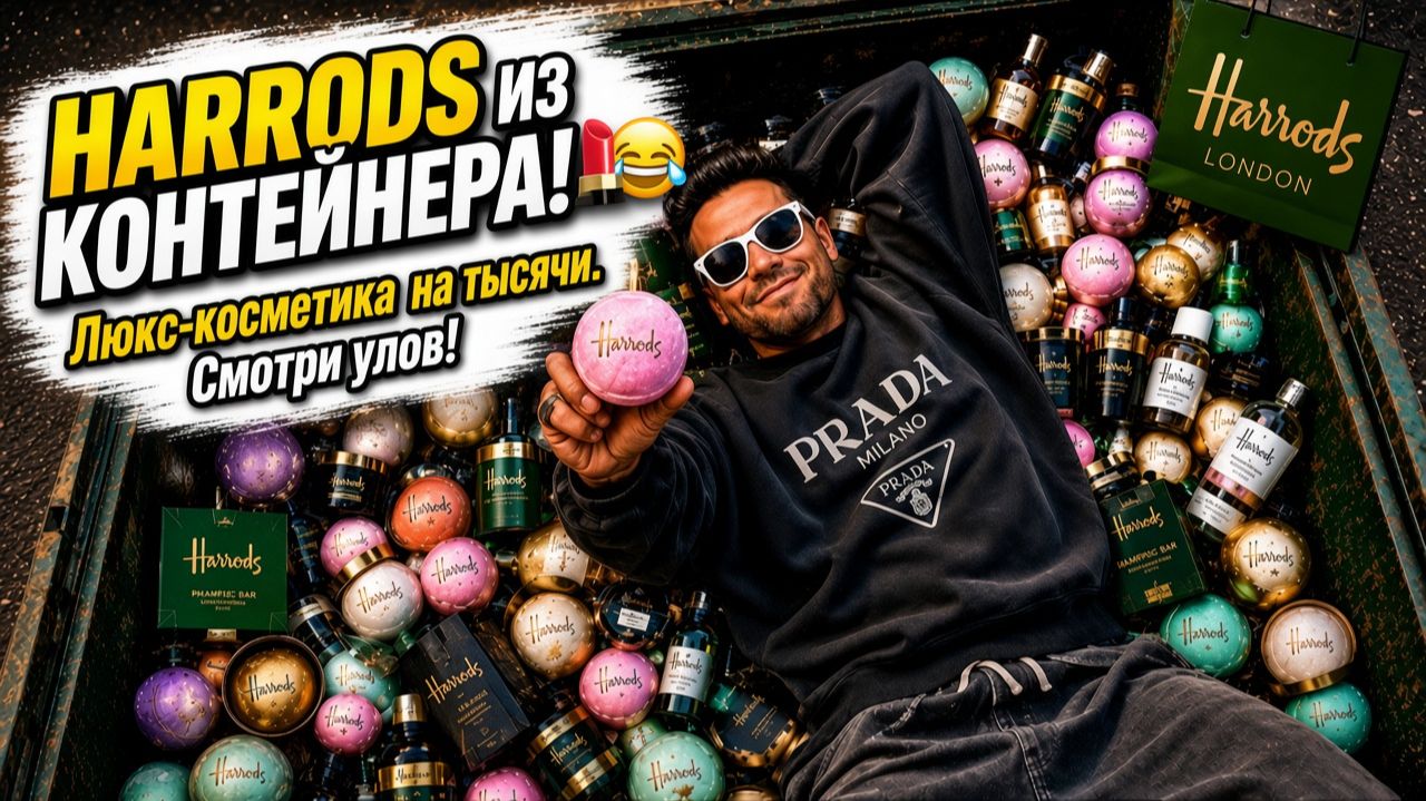 «МЕГА-УДАЧА»: БРЕНДОВАЯ КОСМЕТИКА ВЫБРОШЕННА В МУСОРНЫЙ КОНТЕЙНЕР !