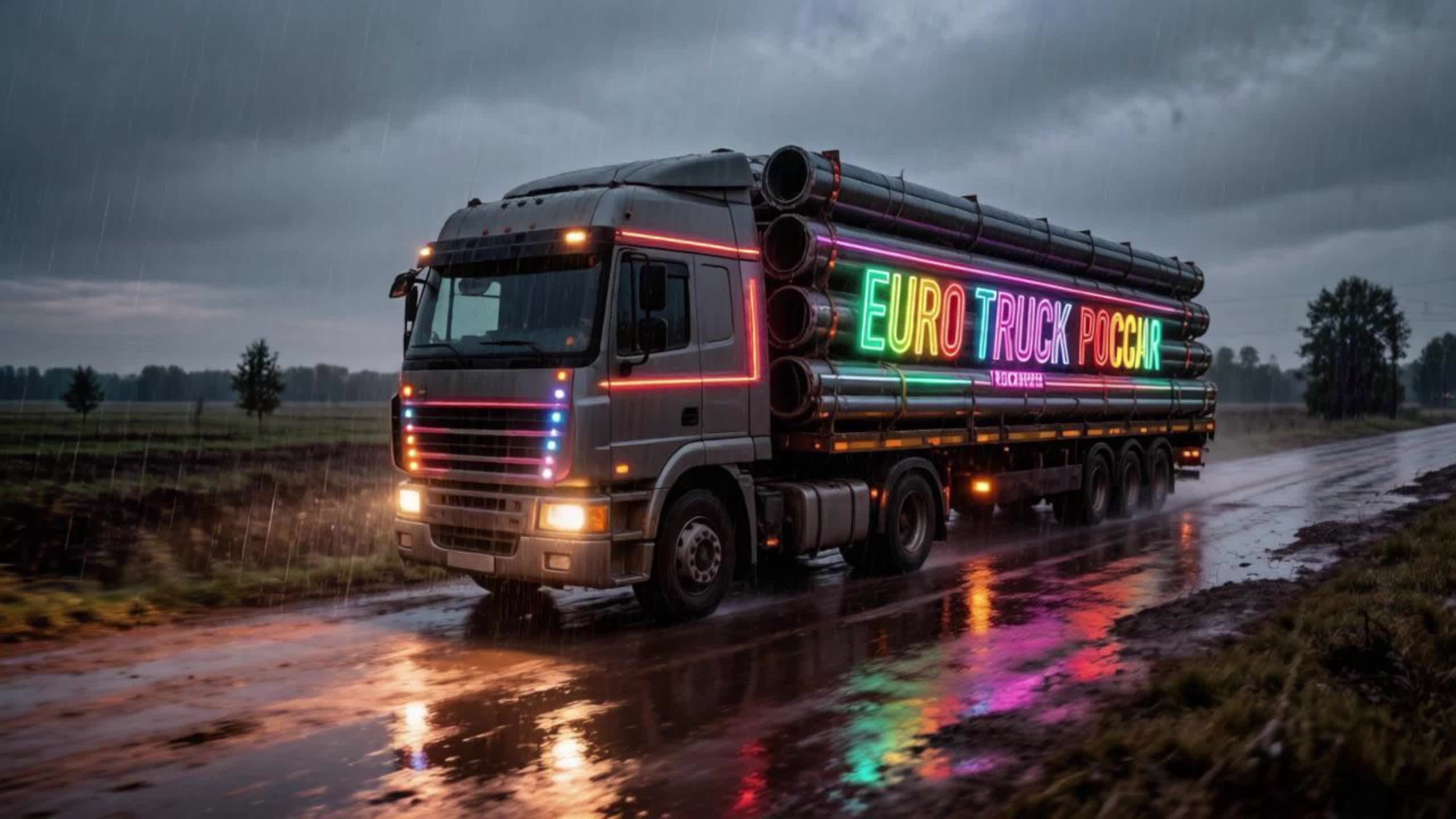Euro Truck Simulator 2  Ярославль - Чульман  6800 км.