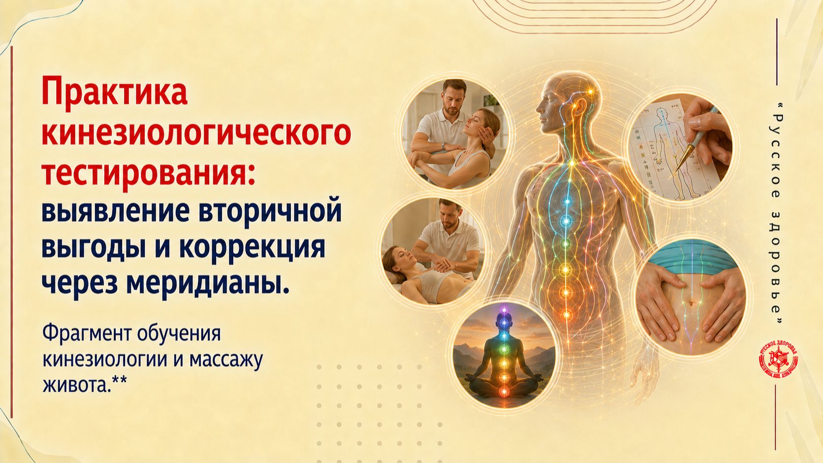 Практика кинезиологического тестирования: выявление вторичной выгоды и коррекция через меридианы.