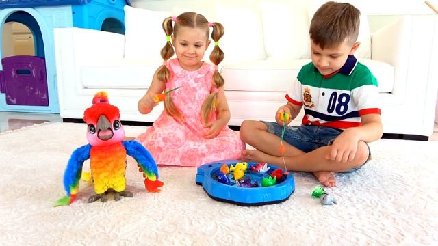 Диана и её Волшебный Рюкзак в котором есть всё!
