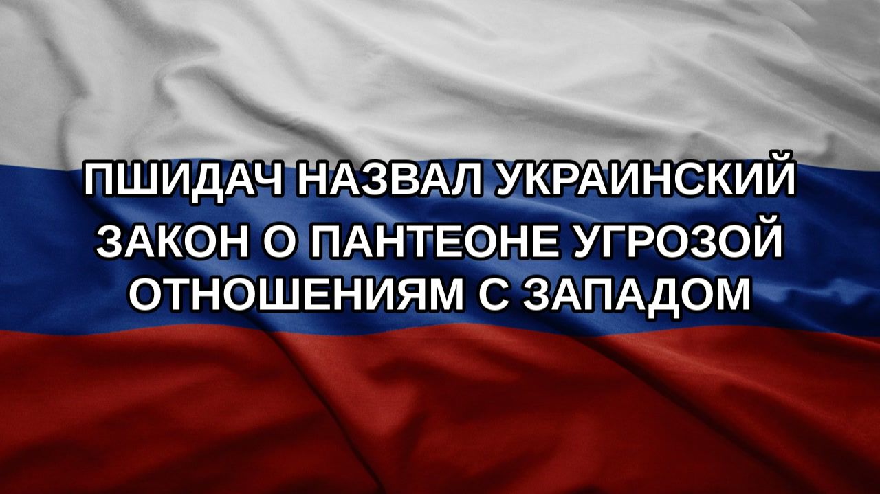 Пшидач назвал украинский закон о пантеоне угрозой отношениям с Западом